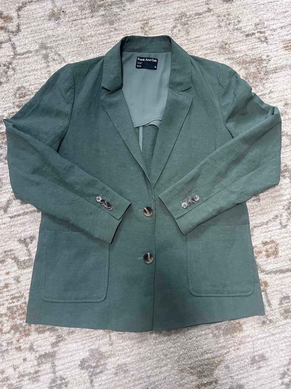 Frank & Oak Green Women's Blazer